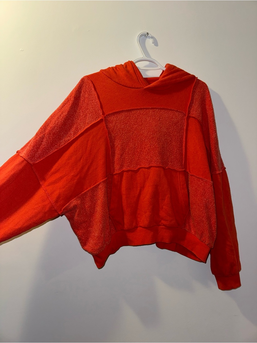aerie Coral Red Cozy Hoodie